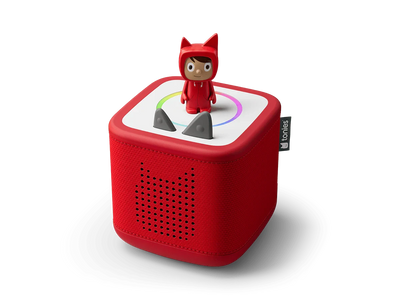 Tonies - Toniebox 2 Starter Set with Creative Tonie | Sunset Red Musical Toy Tonies 