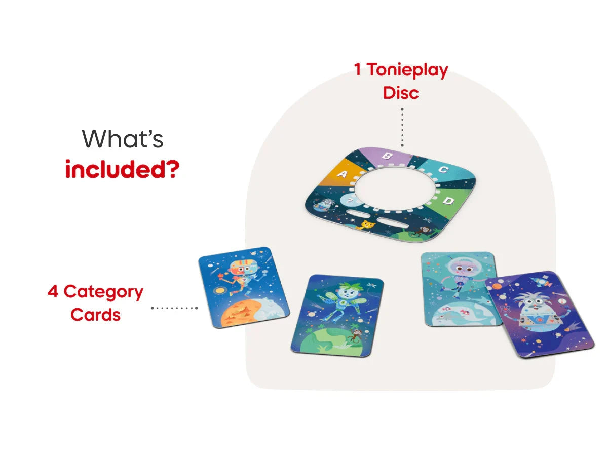 Tonies - Tonieplay Quizzlys Game | All About Animals Musical Toy Tonies 