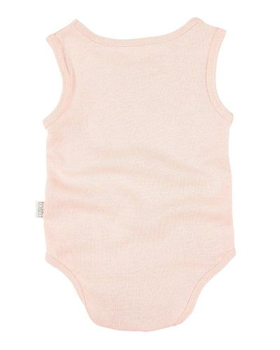 Toshi Organic Dreamtime Singlet Onesie - Blush Onesie Toshi 