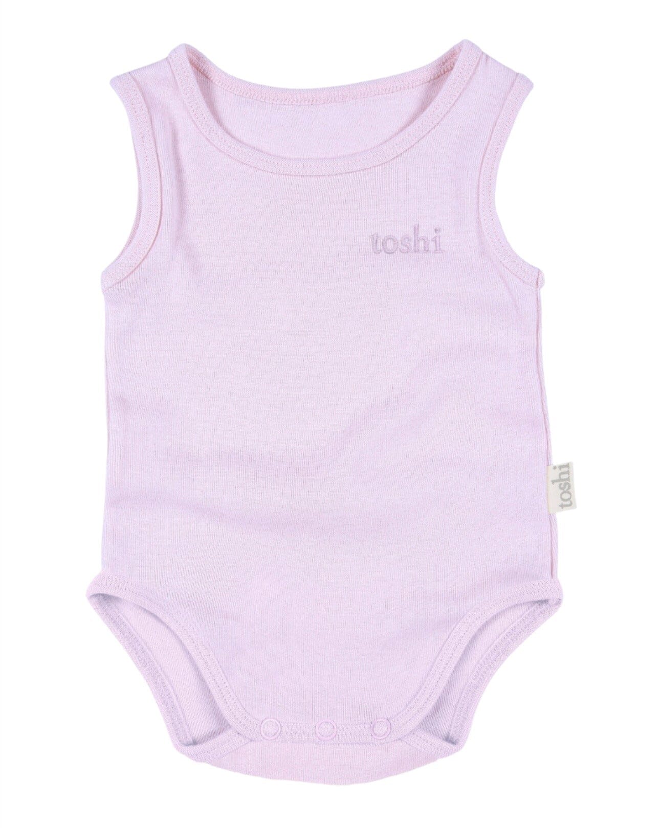 Toshi Organic Dreamtime Singlet Onesie - Lavender Onesie Toshi 