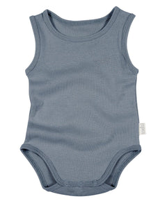 Toshi Organic Dreamtime Singlet Onesie - Moonlight