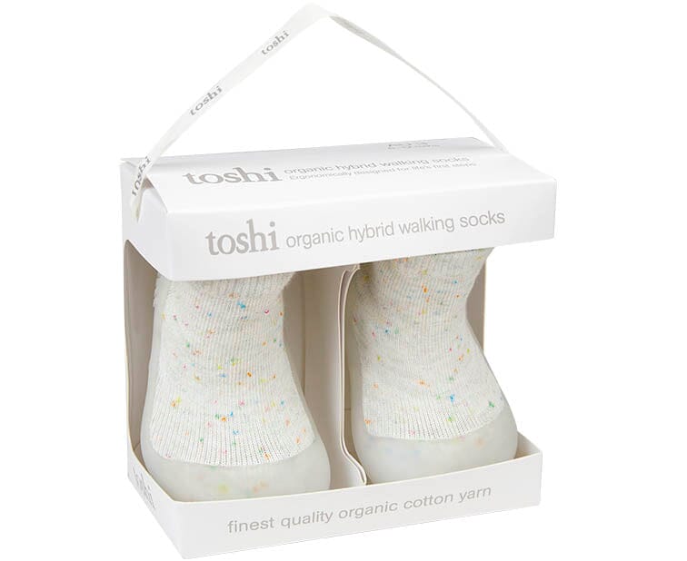 Toshi Organic Hybrid Walking Dreamtime Socks - Snowflake Socks Toshi 