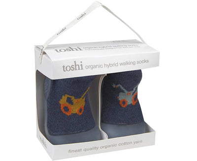 Toshi Organic Hybrid Walking Jacquard Socks - Earthmover Socks Toshi 