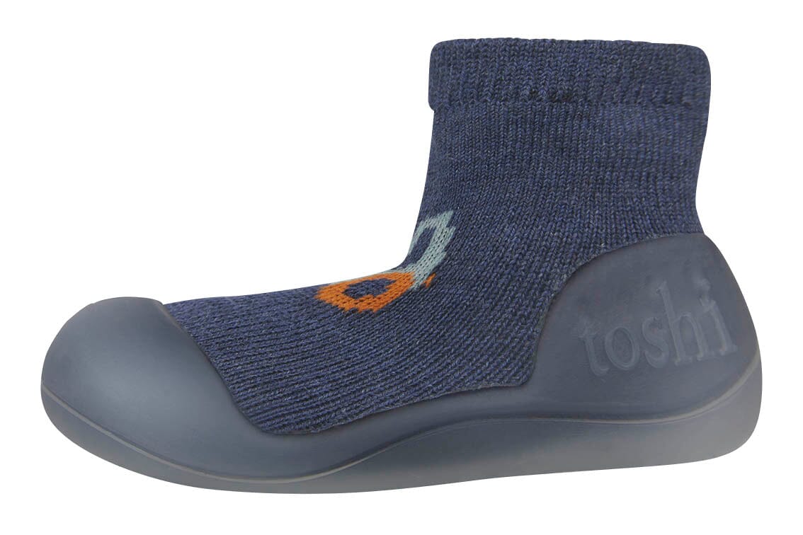 Toshi Organic Hybrid Walking Jacquard Socks - Earthmover Socks Toshi 