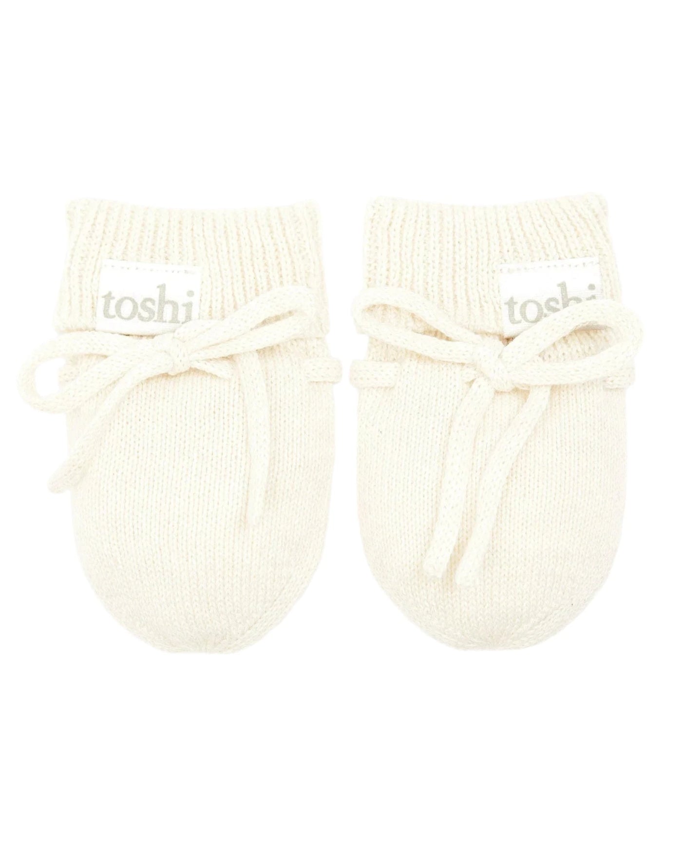 Toshi Organic Marley Mittens - Cream Mittens Toshi 