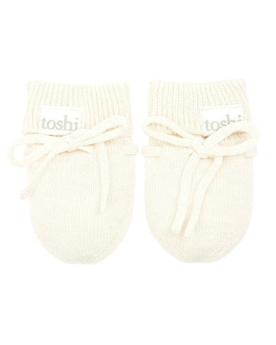 Toshi Organic Marley Mittens - Cream Mittens Toshi 