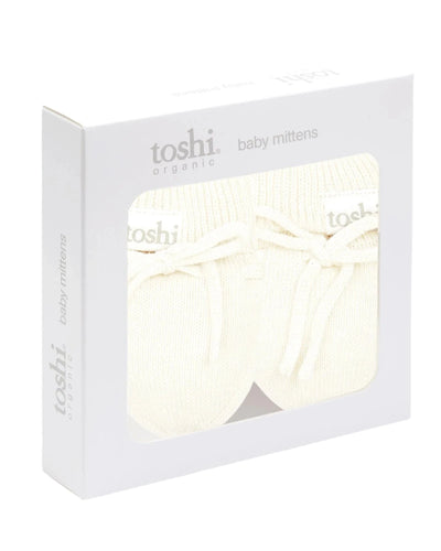 Toshi Organic Marley Mittens - Cream Mittens Toshi 