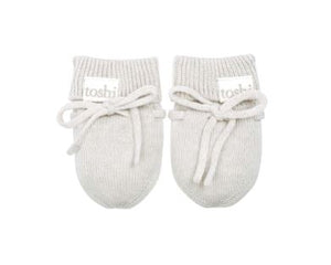 Toshi Organic Marley Mittens - Pebble