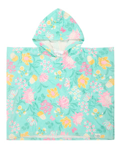 Toshi Paradise Hooded Towel - Waratah Mint