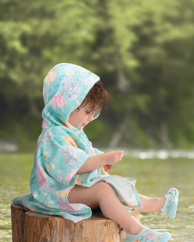 Toshi - Paradise Hooded Towel | Waratah Mint Towel Toshi 
