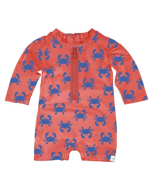 Toshi - Pirate Long Sleeve Swim Onesie | Mud Crabs