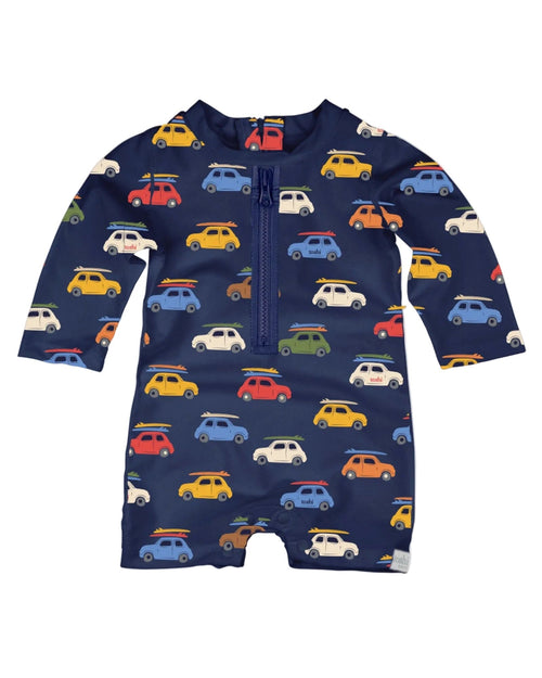 Toshi - Pirate Long Sleeve Swim Onesie | Wave Buggies