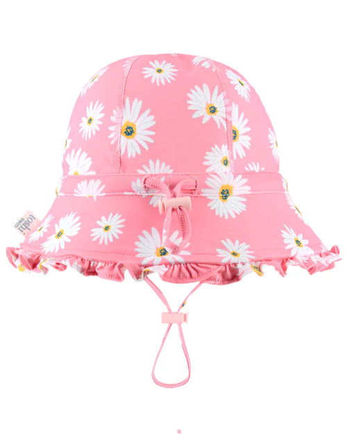 Toshi Ripple Swim Bell Hat - Daisy Watermelon