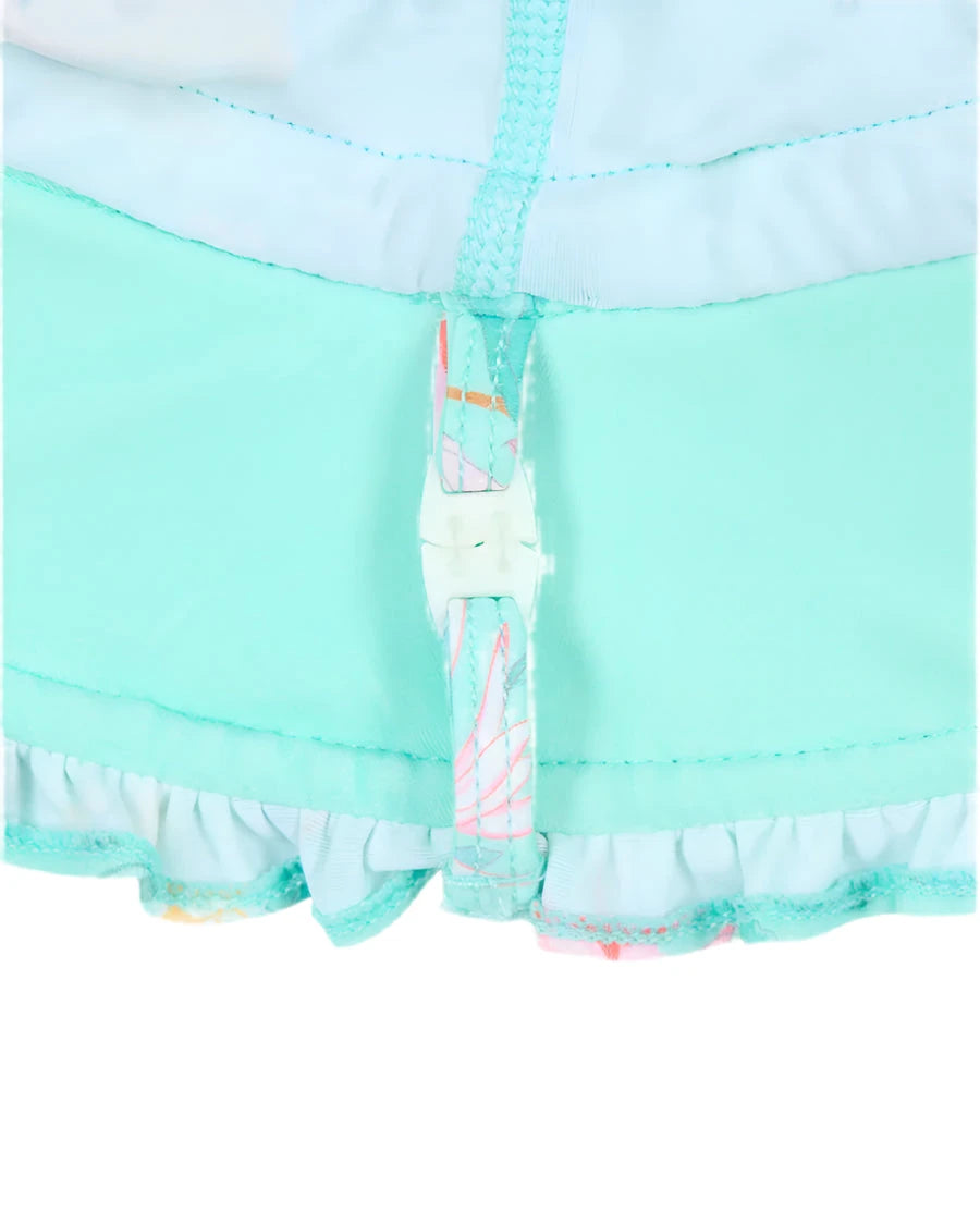 Toshi Ripple Swim Bell Hat - Waratah Mint Swim Hats Toshi 