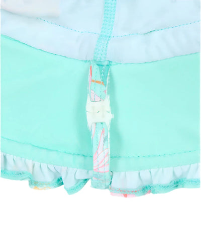 Toshi Ripple Swim Bell Hat - Waratah Mint Swim Hats Toshi 