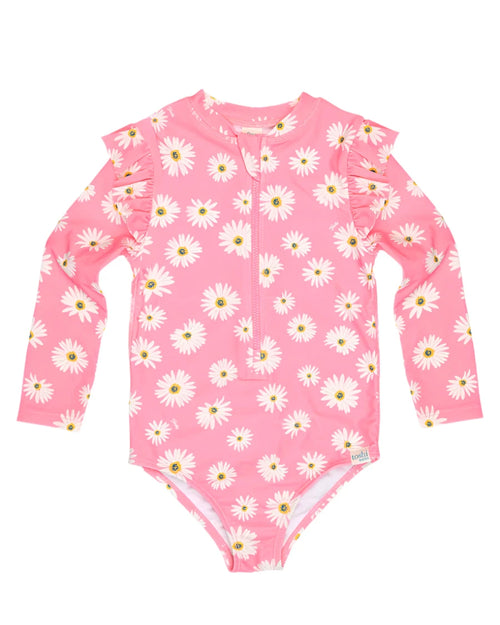Toshi Ripple Swim Bodysuit - Daisy Watermelon