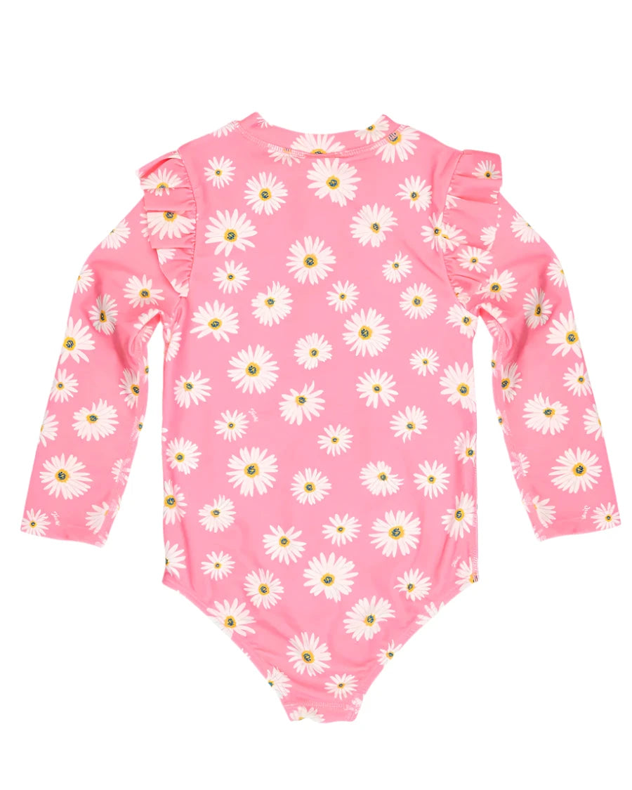 Toshi Ripple Swim Bodysuit - Daisy Watermelon One-Piece Swimsuit Toshi 