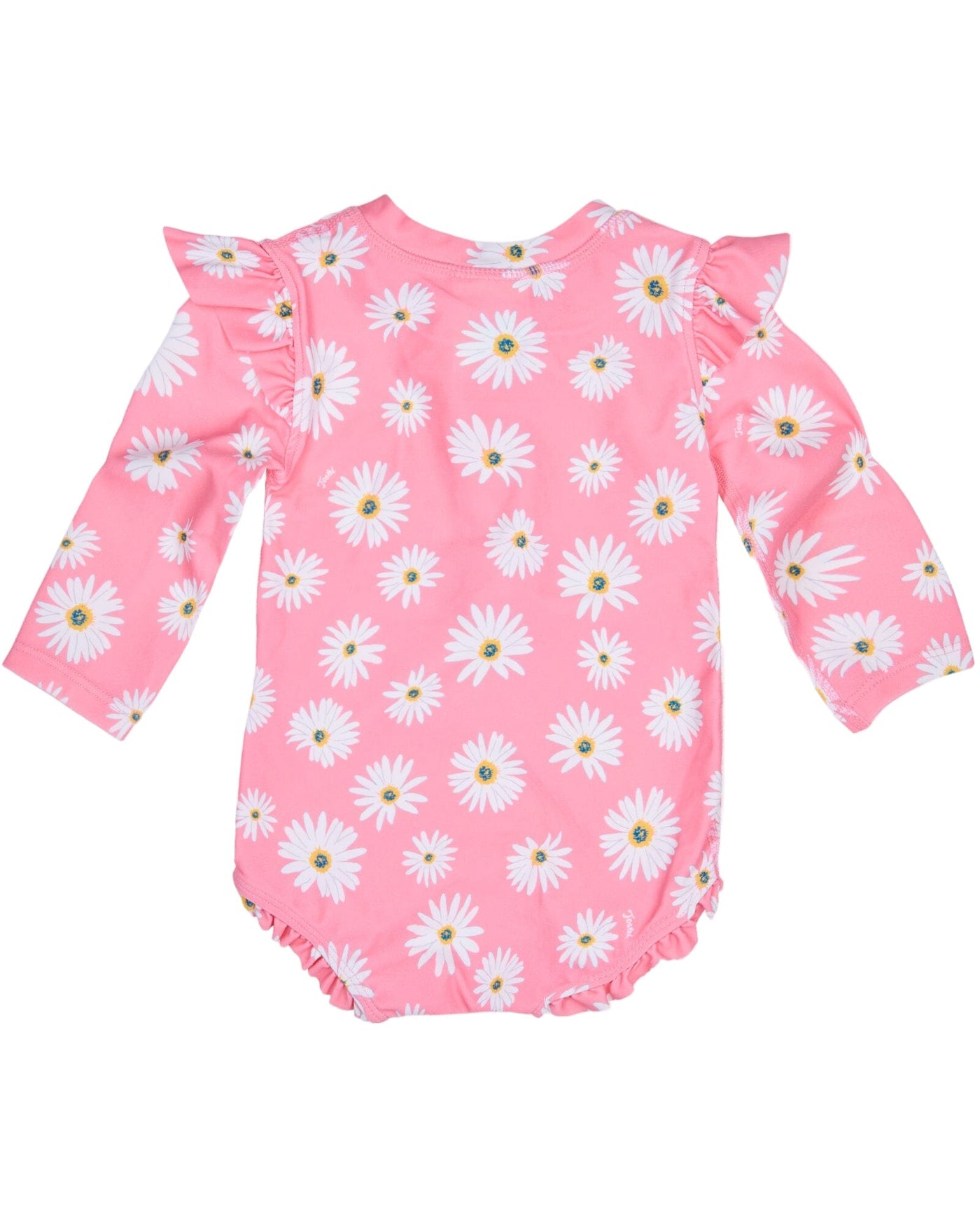Toshi Ripple Swim LS Onesie - Daisy Watermelon One-Piece Swimsuit Toshi 