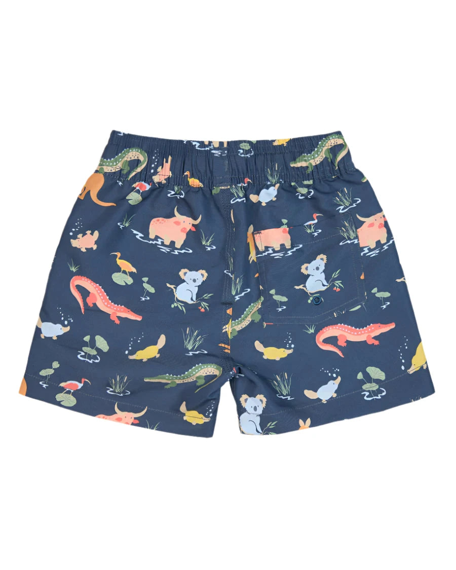 Toshi Splash Swim Boardies - Kakadu Moonlight Boardshorts Toshi 