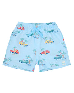 Toshi Splash Swim Boardies - Swell Seekers Sky
