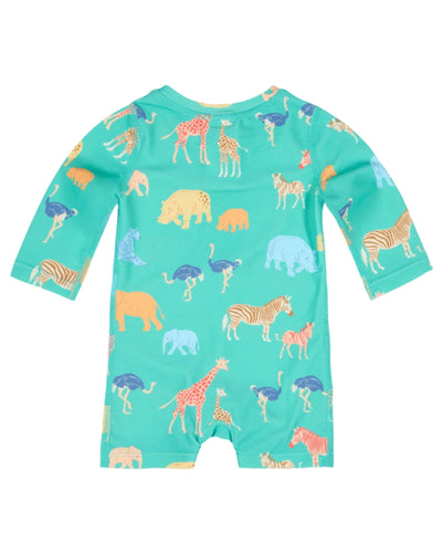 Toshi Splash Swim LS Onesie - Congo Seagrass One-Piece Swimsuit Toshi 