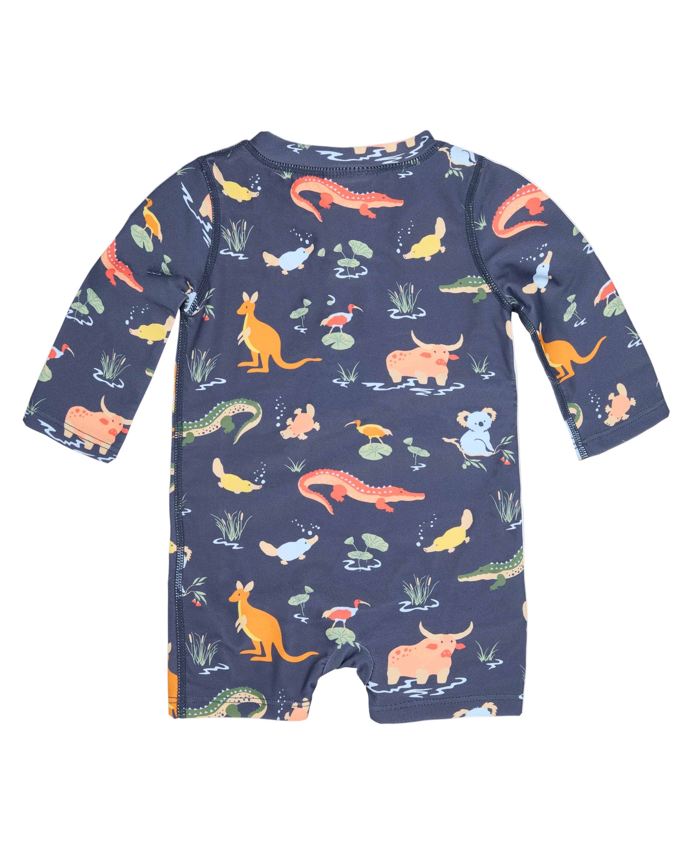 Toshi Splash Swim LS Onesie - Kakadu Moonlight One-Piece Swimsuit Toshi 