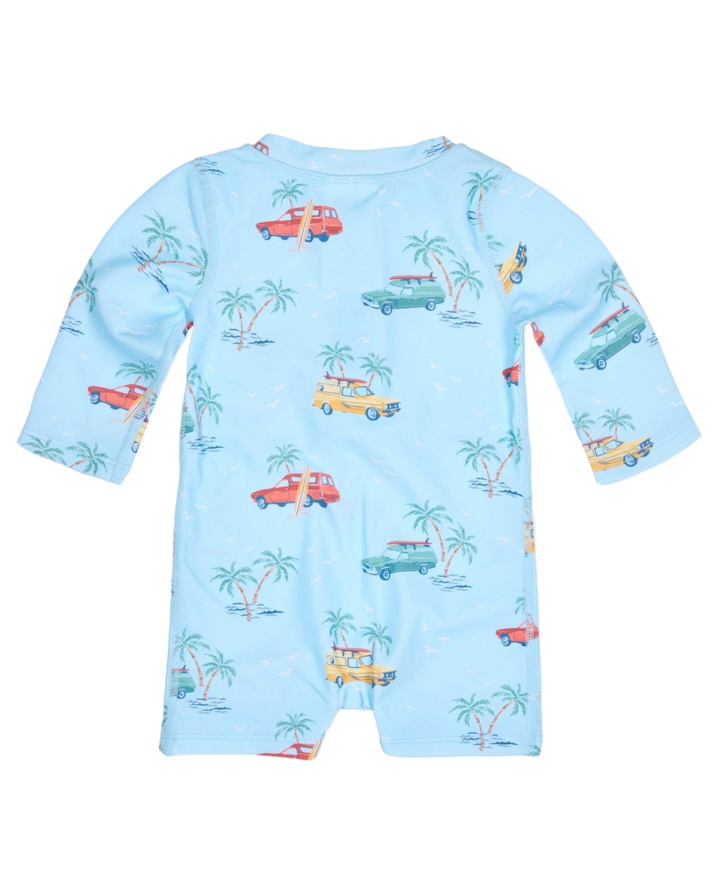 Toshi Splash Swim LS Onesie - Swell Seekers Sky One-Piece Swimsuit Toshi 