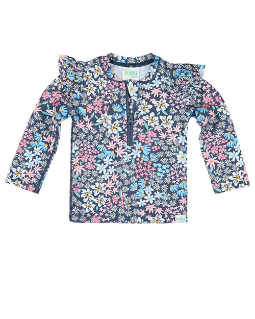 Toshi Splash Swim LS Rashie - Wattle Dusk