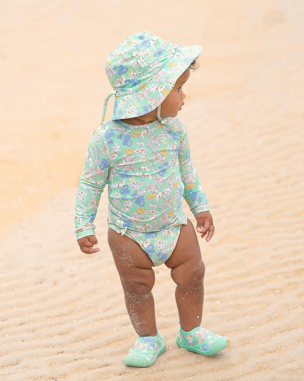 Toshi Swim Baby Classic Sunhat - Sea Blossom Swim Hats Toshi 