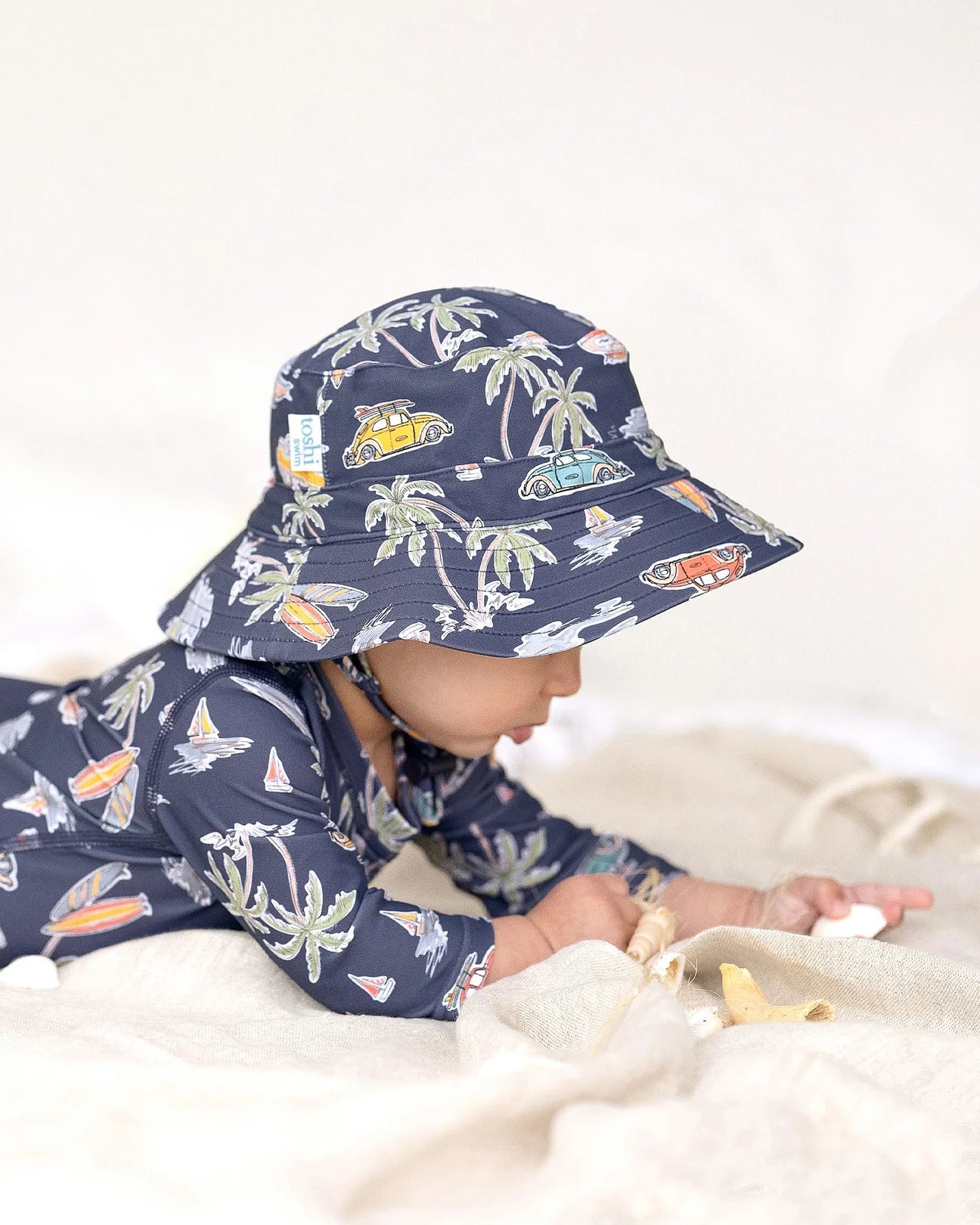 Toshi Swim Baby Classic Sunhat - Surf Twilight Swim Hats Toshi 