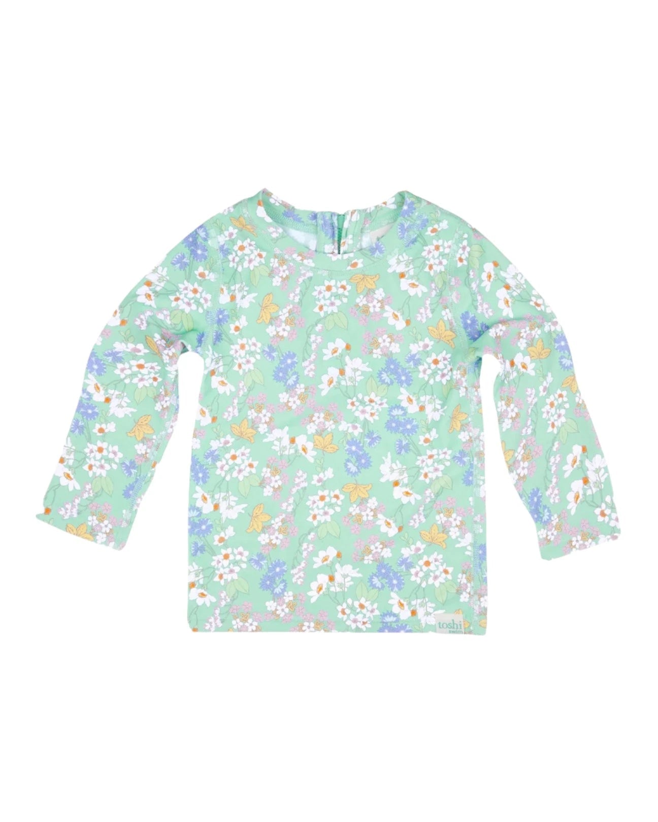 Toshi Swim Baby Long Sleeve Classic Rashie - Sea Blossom Rashie Toshi 