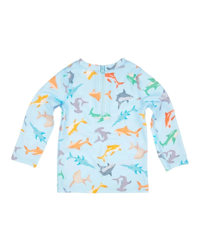 Toshi Swim Baby Long Sleeve Classic Rashie - Sharky Rashie Toshi 