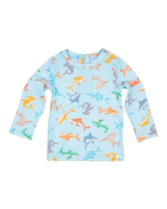 Toshi Swim Baby Long Sleeve Classic Rashie  - Sharky