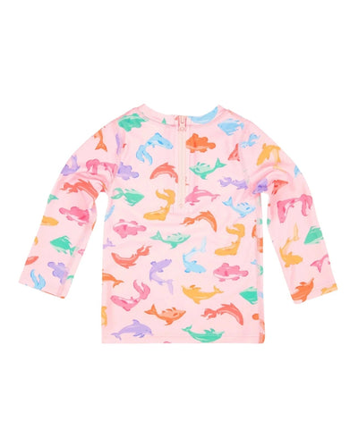 Toshi Swim Baby Rashie Long Sleeve Classic - Dishy Fishy Rashie Toshi 