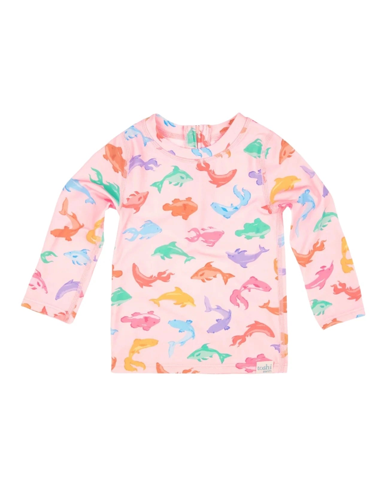 Toshi Swim Baby Rashie Long Sleeve Classic - Dishy Fishy Rashie Toshi 