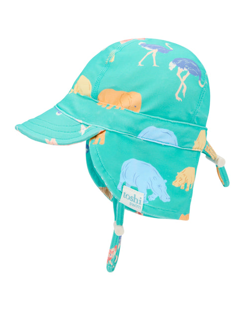 Toshi Swim Paradise Flap Cap - Congo Seagrass