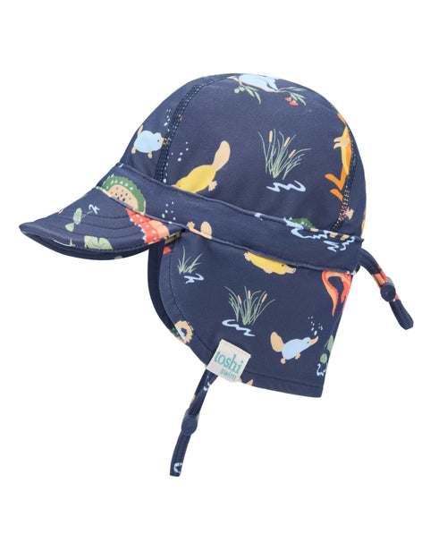 Toshi Swim Paradise Flap Cap - Kakadu Moonlight