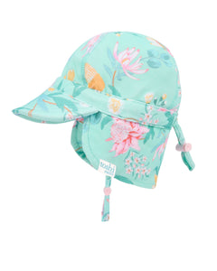 Toshi Swim Paradise Flap Cap - Waratah Mint