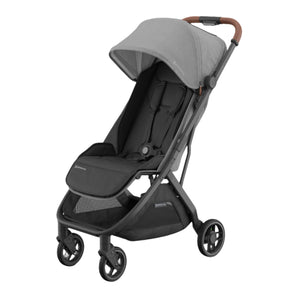 UPPAbaby Minu V3 Stroller Greyson - (Charcoal/Carbon/Saddle Leather)