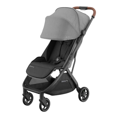 UPPAbaby Minu V3 Stroller Greyson - (Charcoal/Carbon/Saddle Leather) Pram Accessories UPPAbaby 