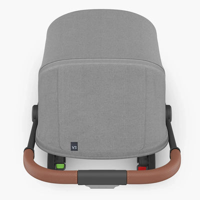 UPPAbaby Minu V3 Stroller Greyson - (Charcoal/Carbon/Saddle Leather) Pram Accessories UPPAbaby 