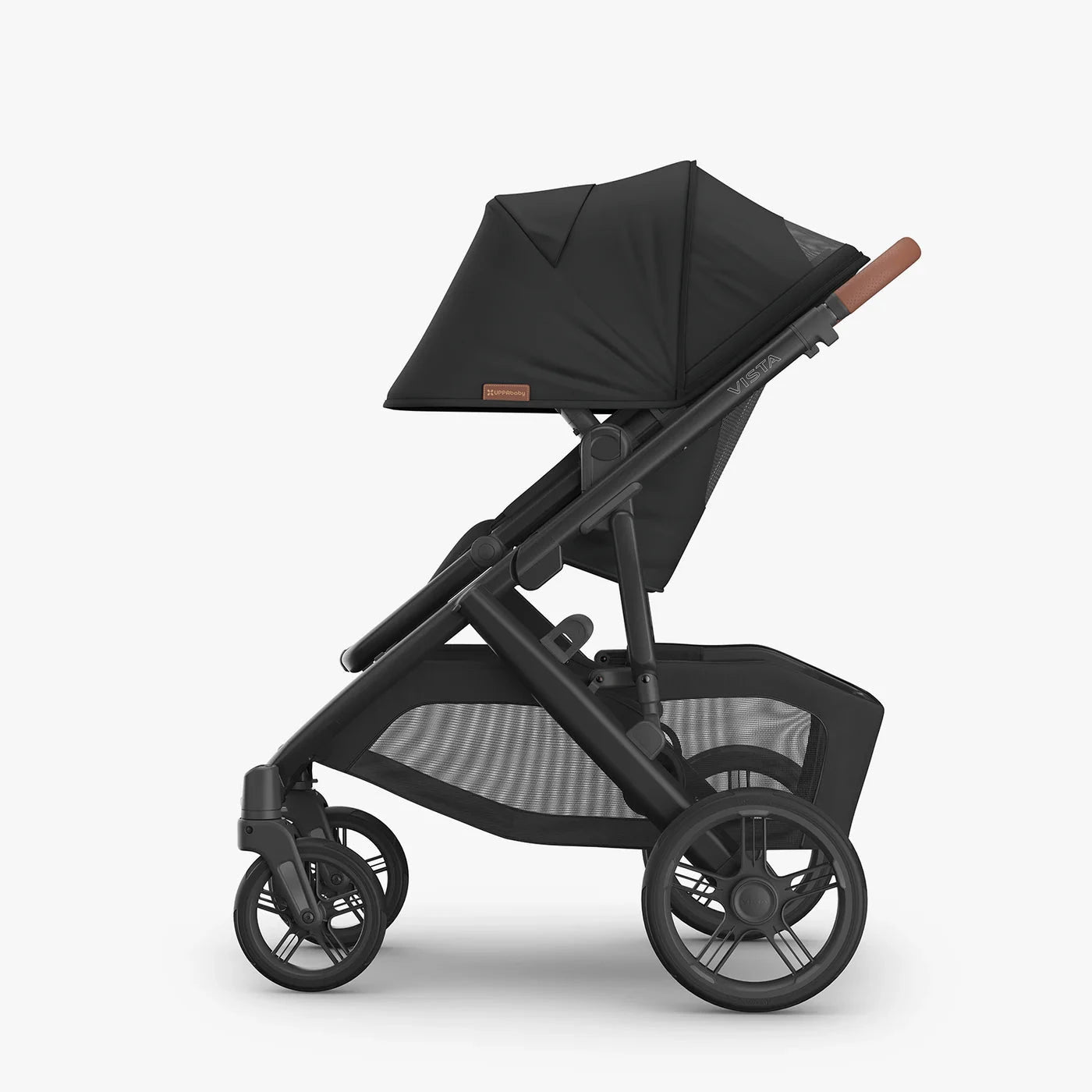 UPPAbaby Vista V3 Pram with No Bassinet - Nori (Charcoal/Saddle) Pram Accessories UPPAbaby 