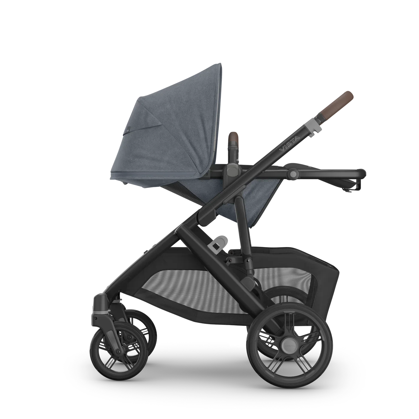 UPPAbaby Vista V3 With Bassinet - Julian (Dusty Blue Melange) Pram Accessories UPPAbaby 