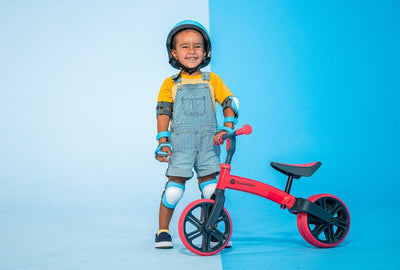 Velo Junior Balance Bike - Red Bikes Yvolution 