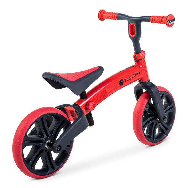 Velo Junior Balance Bike - Red Bikes Yvolution 