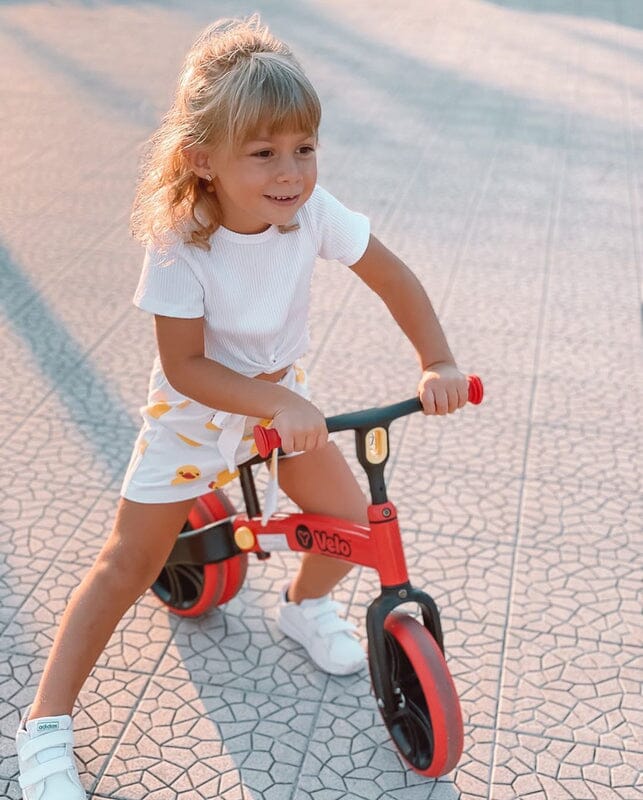 Velo Junior Balance Bike - Red Bikes Yvolution 