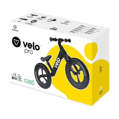 Velo Pro Balance Bike - Black Bikes Yvolution 
