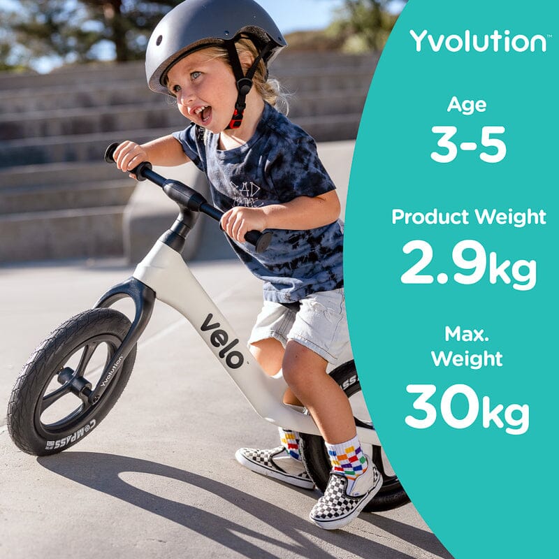 Velo Pro Balance Bike - White Bikes Yvolution 