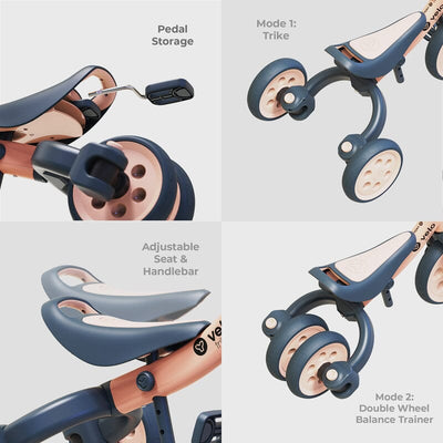 Velo Trike 2 in 1 - Peach Bikes Yvolution 