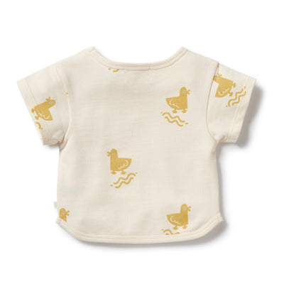 Wilson & French - Organic Tee - Quack Quack Short Sleeve T-Shirt Wilson & Frenchy 